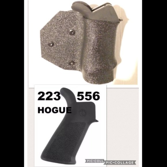 Featureless California Fin Grip Wrap Hogue AR 223 CA Legal Compliant - Picture 1 of 2